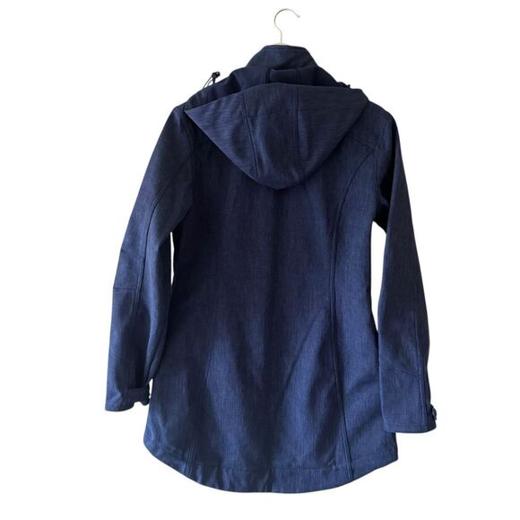 Title Nine Control Raincoat Waterproof Trench Hood Jacket SZ M #2531 - Picture 5 of 15